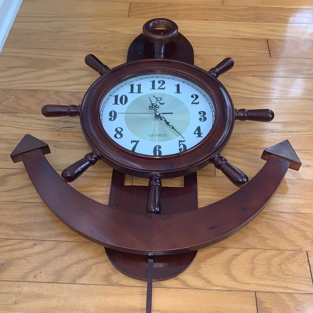 Sailor’s Ship Wheel Clock